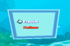Screenshot from Finding Nemo (Europe) (Es,It)