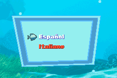 Screenshot from Finding Nemo (Europe) (Es,It)