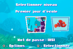 Screenshot from Finding Nemo (Europe) (Fr,Nl)