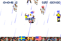 Screenshot from Formation Soccer 2002 (Japan)