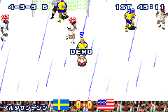 Screenshot from Formation Soccer 2002 (Japan)