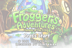 Screenshot from Frogger's Adventures - Temple of the Frog (Europe) (En,Fr,De,Es,It)