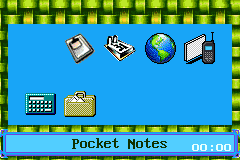 Screenshot from GBA Personal Organizer (USA) (Unl)