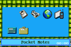 Screenshot from GBA Personal Organizer (USA) (Unl)