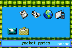 Screenshot from GBA Personal Organizer (USA) (Unl)