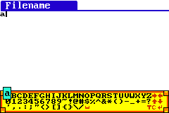 Screenshot from GBA Personal Organizer (USA) (Unl)