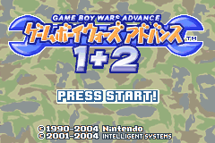 Screenshot from Game Boy Wars Advance 1+2 (Japan) (Virtual Console)