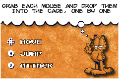 Screenshot from Garfield - The Search for Pooky (Europe) (En,Fr,De,It) (Rev 1)