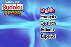 Screenshot from Global Star - Sudoku Fever (Europe) (En,Fr,De,Es,It)