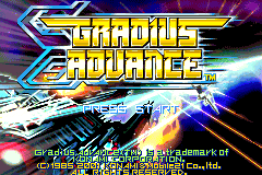 Screenshot from Gradius Advance (Europe)