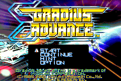 Screenshot from Gradius Advance (Europe)