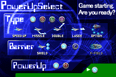Screenshot from Gradius Advance (Europe)