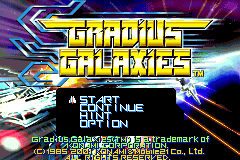 Screenshot from Gradius Galaxies (USA)