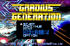 Screenshot from Gradius Generation (Japan)