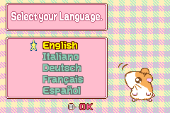 Screenshot from Hamtaro - Ham-Ham Heartbreak (Europe) (En,Fr,De,Es,It)