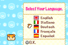Screenshot from Hamtaro - Rainbow Rescue (Europe) (En,Fr,De,Es,It)