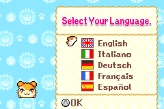Screenshot from Hamtaro - Rainbow Rescue (Europe) (En,Fr,De,Es,It)
