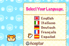 Screenshot from Hamtaro - Rainbow Rescue (Europe) (En,Fr,De,Es,It)