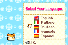 Screenshot from Hamtaro - Rainbow Rescue (Europe) (En,Fr,De,Es,It)