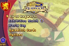 Screenshot from Harry Potter - Quidditch World Cup (USA, Europe) (En,Fr,De,Es,It,Nl,Da)