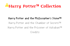 Screenshot from Harry Potter Collection (Europe) (En,Fr,De,Es,It,Nl,Pt,Sv,No,Da)