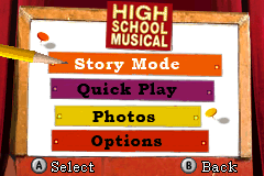 Screenshot from High School Musical - Livin' the Dream (USA) (Beta)