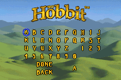 Screenshot from Hobbit, The - The Prelude to the Lord of the Rings (USA)