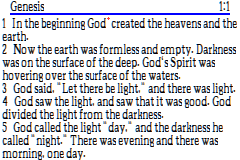 Screenshot from Holy Bible, The - World English Bible (USA) (Proto)