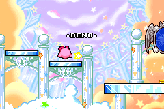 Screenshot from Hoshi no Kirby - Kagami no Daimeikyuu (Japan) (Demo) (Kiosk, GameCube)