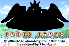 Screenshot from Hoshi no Kirby - Kagami no Daimeikyuu (Japan) (Demo) (Kiosk, GameCube)