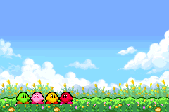 Screenshot from Hoshi no Kirby - Kagami no Daimeikyuu (Japan) (Rev 1) (Virtual Console)