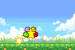 Screenshot from Hoshi no Kirby - Kagami no Daimeikyuu (Japan) (Rev 1) (Virtual Console)