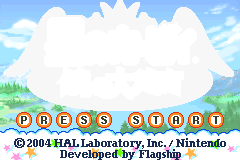 Screenshot from Hoshi no Kirby - Kagami no Daimeikyuu (Japan) (Rev 1) (Virtual Console)