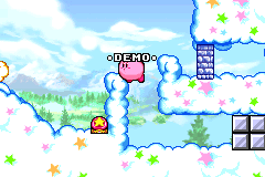 Screenshot from Hoshi no Kirby - Kagami no Daimeikyuu (Japan) (Rev 1) (Virtual Console)