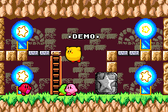 Screenshot from Hoshi no Kirby - Kagami no Daimeikyuu (Japan) (Rev 1) (Virtual Console)