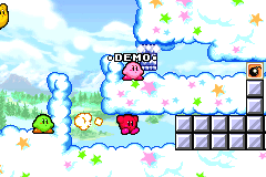 Screenshot from Hoshi no Kirby - Kagami no Daimeikyuu (Japan) (Rev 1)