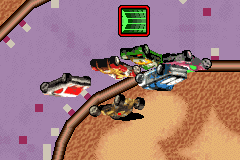 Screenshot from Hot Wheels - World Race (Europe)