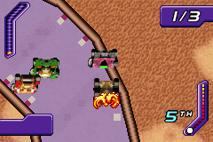 Screenshot from Hot Wheels - World Race (Europe)