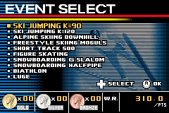 Screenshot from Hyper Sports 2002 Winter (Japan)
