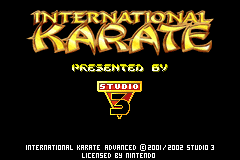 Screenshot from International Karate Advanced (Europe)