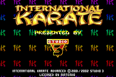Screenshot from International Karate Advanced (Europe)