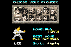 Screenshot from International Karate Advanced (Europe)