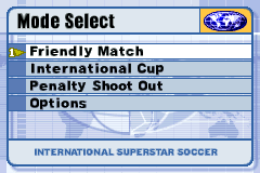 Screenshot from International Superstar Soccer (Europe)
