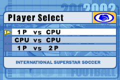 Screenshot from International Superstar Soccer (Europe)