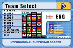 Screenshot from International Superstar Soccer (Europe)