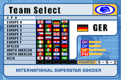 Screenshot from International Superstar Soccer (Europe)