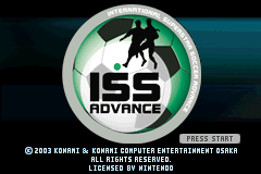 Screenshot from International Superstar Soccer Advance (Europe)