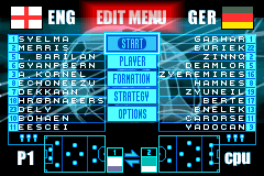 Screenshot from International Superstar Soccer Advance (Europe)