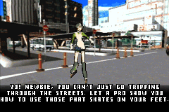 Screenshot from Jet Set Radio (Europe)