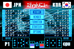 Screenshot from Jikkyou World Soccer Pocket 2 (Japan)